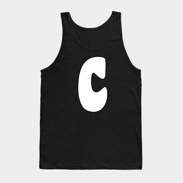 Letter C Tank Top by Xtian Dela ✅